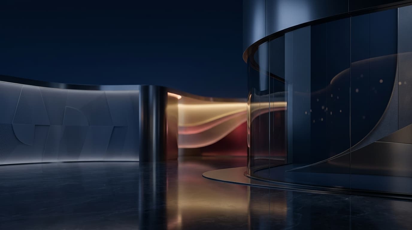 Modern Architectural Wealth Advisory Backdrop